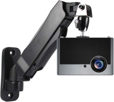 Projector Muurbeugel - Projectorhouder Bevestiging - Thuis Kantoor - In Hoogte Verstelbaar - 1500 Gram - Zwart
