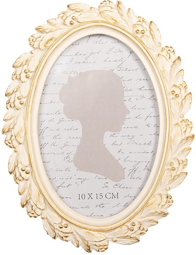Clayre & Eef Fotolijst 10x15 cm Beige Kunststof