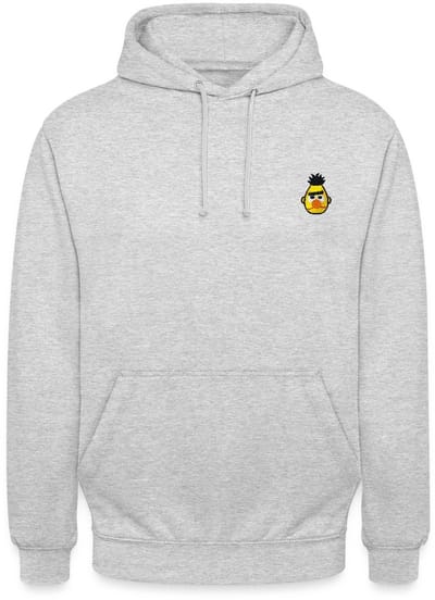 Sesame Street Bert Borduurwerk Hoodie Unisex