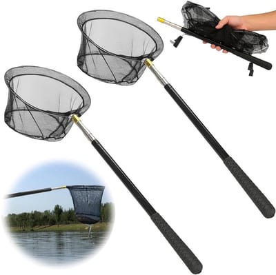 Set van 2 telescopische netten voor vlinders, vissen en vogels - Uitschuifbaar van 66 tot 172 cm, ideaal voor natuuronderzoek en vissen