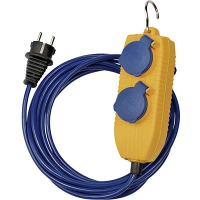 Brennenstuhl 1161750020 Stroom Verlengkabel Geel, Blauw 5.00 m