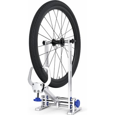 Fietswielrichtstandaard voor 16-29 inch Wielen Professioneel Richtgereedschap met Robuuste Basis Blauw blauw