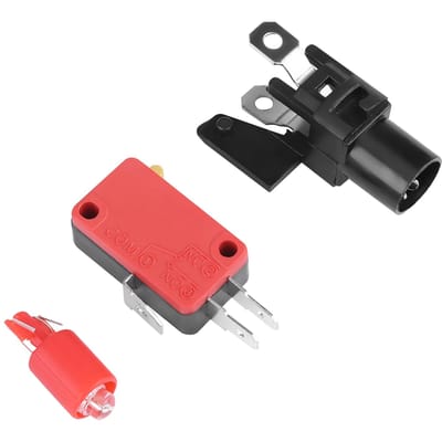 Bouton d'arcade massif de 100 mm avec convexité LED pour remplacement de console(rouge) rouge