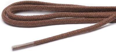 ARIESZZZ - Schoenveters middelbruin rond 120 cm  - 3 mm - 6-8 gaatjes