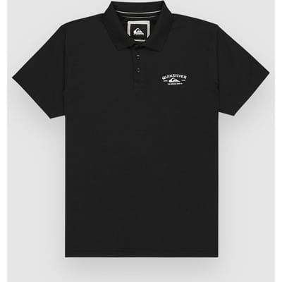 Quiksilver Eqykt04390 Korte Mouw Poloshirt Zwart XS Man