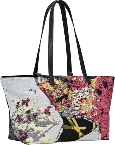 Desigual Shopper Schoudertas Poster Lacroix Shopping Bag Tutti Fruti Veelkleurig