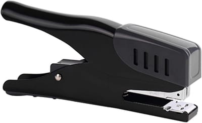 Handnietmachine Metaal - Kantoornietmachine Niettang - Papier Snel Verwerken - Minder Inspanning Nieten - 20 Vel Capaciteit - Zwart