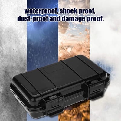 Survival Opbergkoffer - Waterdicht - Schokbestendig - Draagbare Container - Bescherming voor Elektronische Apparaten - Compact Formaat -...