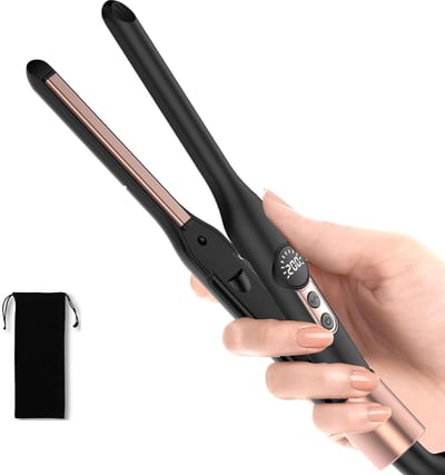 longziming - Stijltang - Travel stijltang - Mini-stijltang - Met ionentechnologie - 4 temperatuurstanden 120-180°C - 30 seconden opwarmen - Lichtgewicht 200 gram