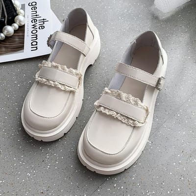 Chaussures Mary Jane pour femmes, nouvelles chaussures japonaises à bout rond en cuir PU JK, chaussures rétro à talon épais avec boucle, chaussures simples, escarpins pour femmes 39 gray