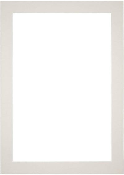 Passe-Partout Fotomaat 25x40 cm - Lijstmaat 35x50 cm - Lichtgrijs - Museumkarton - Fotolijst niet inbegrepen