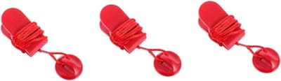 Loopband Sleutel - Veiligheidssleutel Magneet - Fitness Veiligheid - Universele Magneetstop - 3 Stuks - Rood