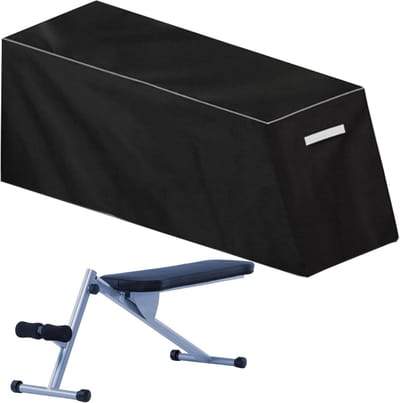 Afdekking Trainingsbank - Beschermhoes Fitness - Apparatuur Beschermen - Waterdicht Oxford Weefsel - 152 x 46 cm - Zwart