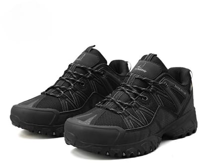 Wandelschoenen - Waterdicht - Lederen - Hicking schoenen - Berg schoenen - Wandelschoenen heren - Zwart - Maat 42