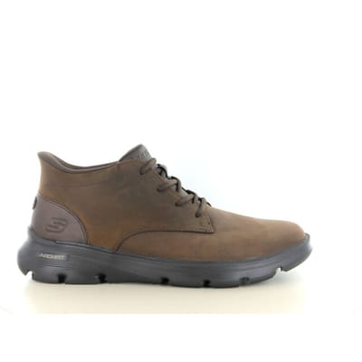 Skechers Arch Fit Garza Ridley Leren Heren Enkellaarzen In Cacaokleur