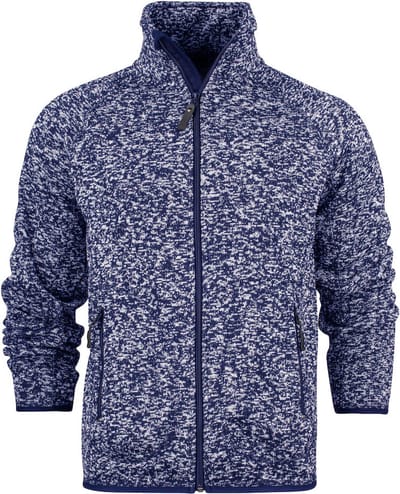 James Harvest FLEECE VEST RICH HILL 2131503 - marine mêlée - M