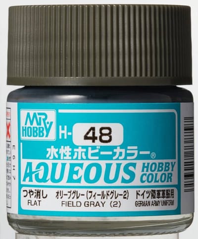 Gunze H-048 - Field Grey Glanzend - Mr. Hobby Aqueous Modelbouwverf 10ml