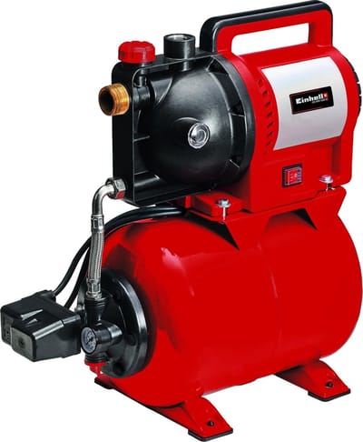 Einhell Elektrische Hydrofoorpomp GC-WW 1045 N - 1050 W - 4500 l/u - 4,8 bar - Inhoud drukvat: 20 L - Max. opvoerhoogte: 48 m