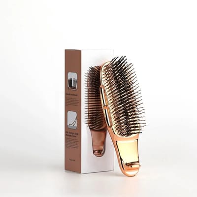 Knoopkam Ontklitkam – Professionele Haarborstel voor Nat & Droog Haar – Anti-Klit & Hoofdhuid Massage – Geschikt voor Krullend & Lang Haar