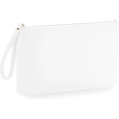 Boutique Accessory Pouch soft zacht wit handtasje clutch