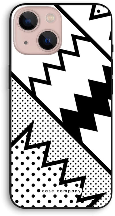 Case Company® - Hoesje geschikt voor iPhone 13 mini hoesje - Pop Art #5 - Biologisch Afbreekbaar Telefoonhoesje - Bescherming alle Kanten en Schermrand