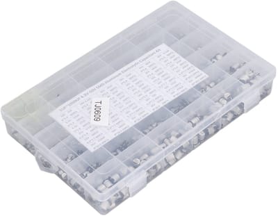 Dailygoods - SMD-condensatorset - 1520 delen - Assortiment elektrolytische condensatoren - 1uF-1000uF - Betrouwbaar en veelzijdig - Geschikt voor elek...