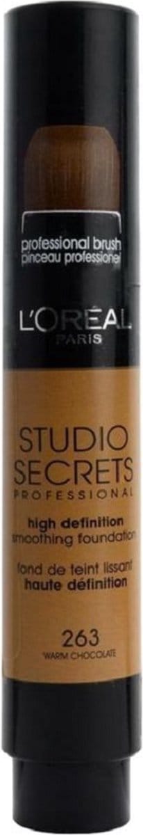 L'Oreal Studio Secrets High Definition Smoothing Foundation - 263 WARM CHOCOLATE
