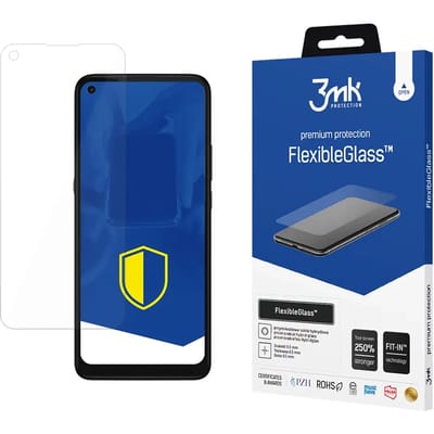 3MK FlexibleGlass Serie - Hybride Screenprotector - Motorola Moto G9 Power - Transparant - Anti-Crash Technologie