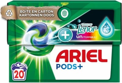 Ariel Original - Touch of Lenor Unstoppables - Wasmiddelcapsules - Pods+ - Gekleurde Was - 20 Wasbeurten - 1 stuk