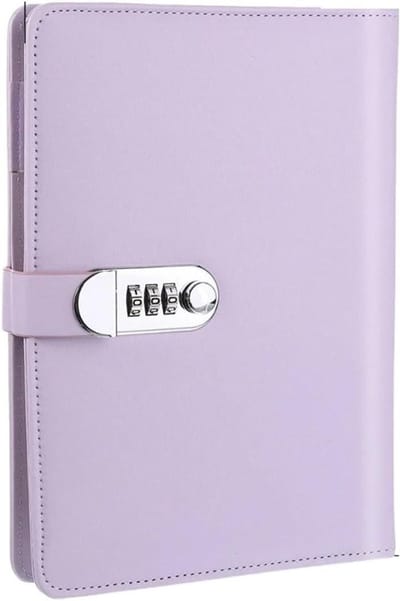 Dagboek met code - Notitieboek slot - Persoonlijke notities - Verbeterde privacy - A5 formaat - Paars