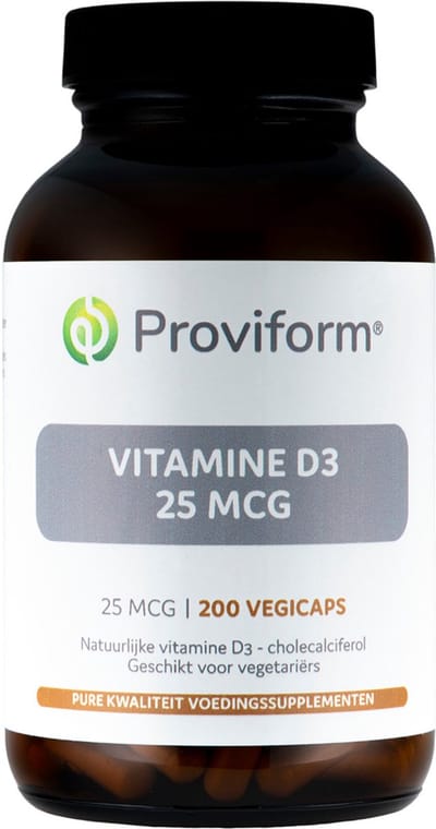 Proviform Vitamine D3 25mcg 200 Vegetarische capsules