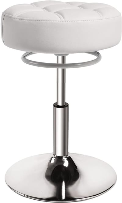 MKSS® Make up Stoel - Kaptafel Kruk - Visagie - Wit