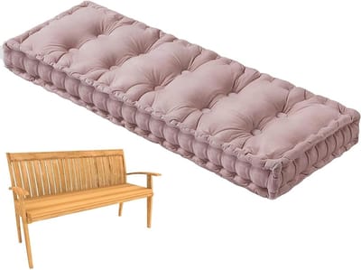 Dikke Kussens - Bankkussens Stoelkussens - Comfortabel Zitten - 10 Cm Dik - 170x40cm - Rosa