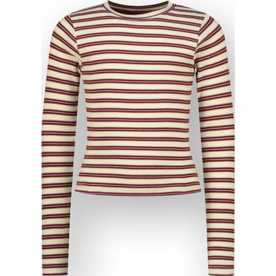 Meisjes T-shirt Icon stripe top