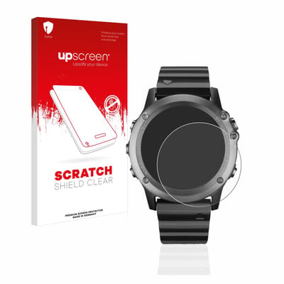 upscreen - Screenprotector voor Garmin fenix 3 / 3 HR - Folie Beschermfolie transparant
