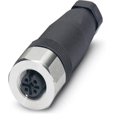 Phoenix Contact 1553255 Sensor/actuator connector, niet geassembleerd M12 Aantal polen (sensoren): 5 Bus, recht 1 stuk(s) Piece
