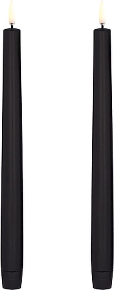 Uyuni Led Tafelkaars Zwart - 25cm - Set van 2
