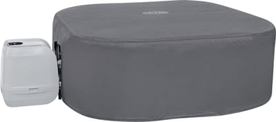 Thermische afdekking voor vierkante spa's 1,80 m x 1,80 m x 71 cm, compatibel met geïntegreerde pompen en externe pompen