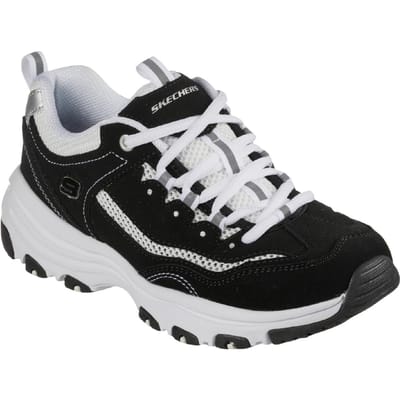 Skechers Dames I Conik-sportschoenen (Zwart, Wit)