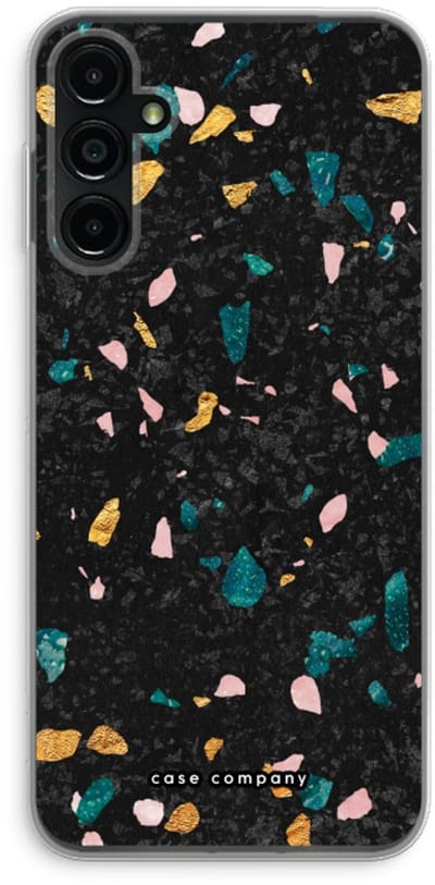 Case Company® - Hoesje geschikt voor Samsung Galaxy A14 hoesje - Terrazzo N°10 - Soft Cover Telefoonhoesje - Bescherming aan alle Kanten en Schermrand