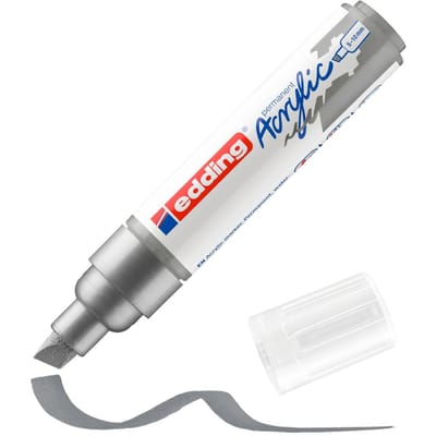 edding 5000 Acrylic "Acrylmarker - Wide" - Zilver
