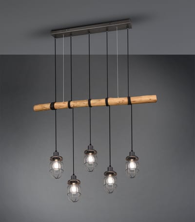Hanglamp Trio Leuchten Forester - Nikkel