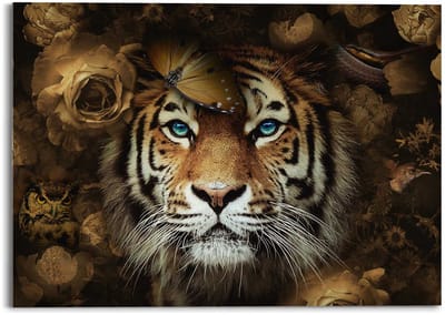 Plexiglasschilderij Tijger - 50 x 70 - Acrylglas - REINDERS
