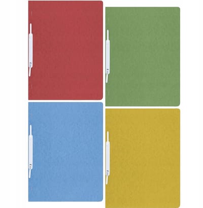DONAU A4 kaart met harde kaft, Prespan, 390 gsm, Rood
