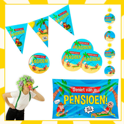 Feestpakket | Pensioen | Strand thema | 6-delig