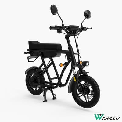 Wispeed - Wimob Scoot - Elektrische Scooter - 25 km/u - 40 km Bereik - 350W Motor - LED Display - IPX5 - Zwart