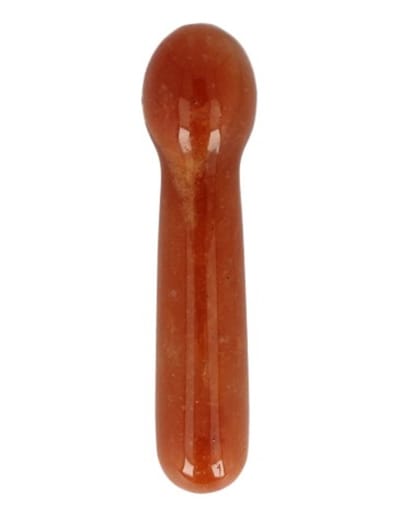 Aventurijn oranje yoni stick bol