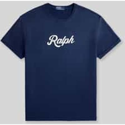 relaxed fit T-shirt van puur katoen met labelopschrift