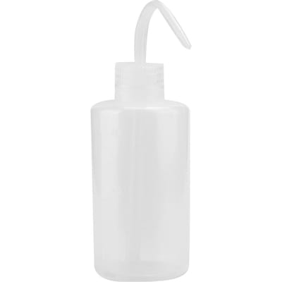 3 Stuks 250ml Tattoo Wash Gebogen Stijl Schoonmaakflesjes Plastic Knijp Groene Algen Gieter white
