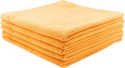 CARBON COLLECTIVE - Panel Wipe - 350GSM Randloos - 40x40cm - 5-Pack - Orange